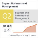 Cogent Business and Management sjr