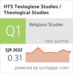 HTS Teologiese Studies Theological Studies sjr